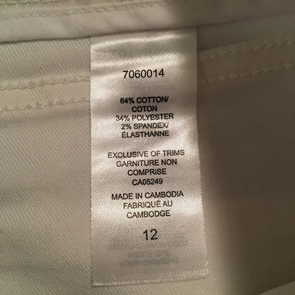 Classic White Denim Skirt NEW - Picture 3 of 5